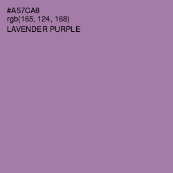 #A57CA8 - Lavender Purple Color Image